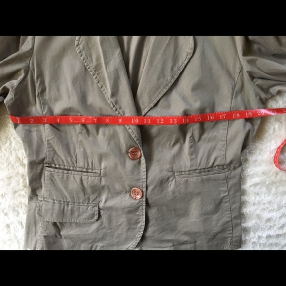 Cato Taupe Blazer size Large 3/4 sleeves - Picture 7 of 7
